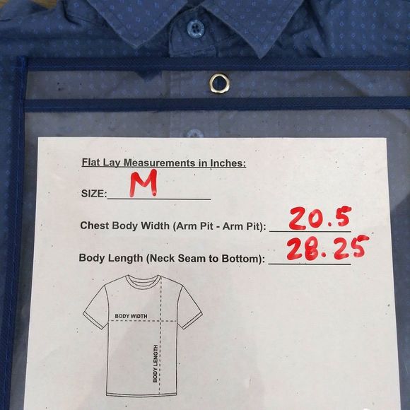 English Laundry Shirt Mens Size M Blue Long Sleeve Casual Button Up - Picture 3 of 8